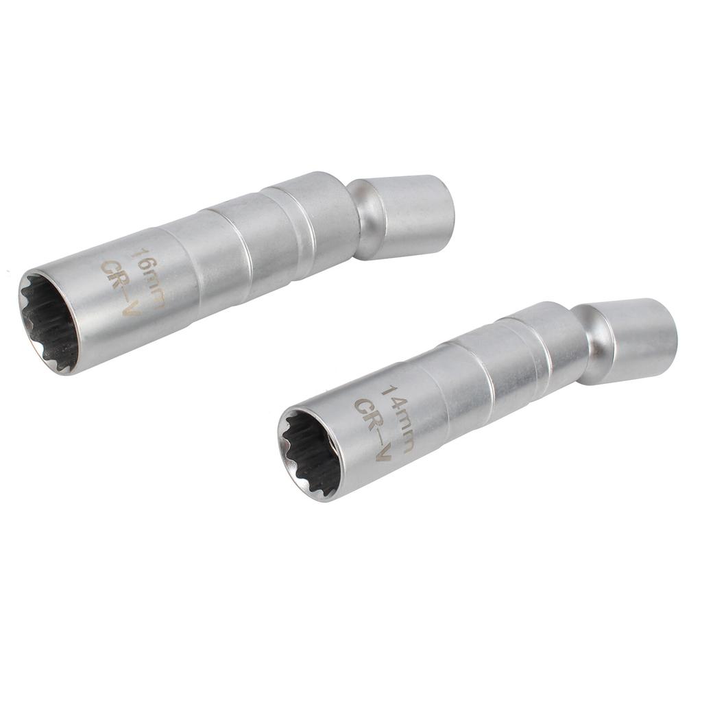 14mm 16mm Thin Wall Universal Joint Spark Plug Socket Removal taller Tool