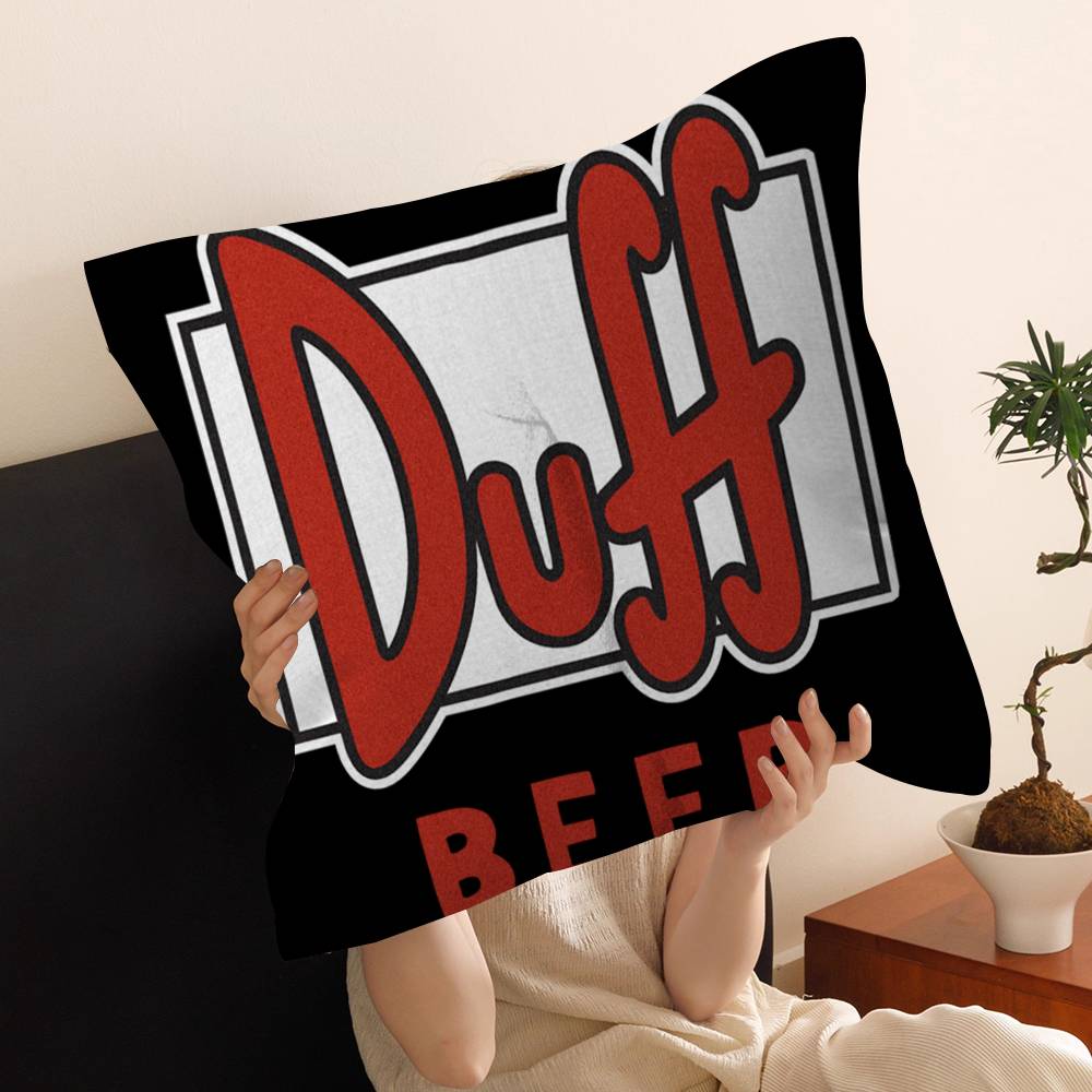 Ft D-Duffs Beer Pillow Gift Home Office Decoration Bedroom Sofa Car Cushion Cover Case 45x45