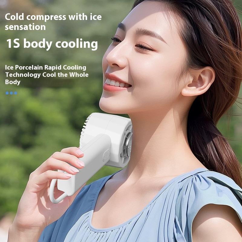 New Handheld Mini Fan Portable Semiconductor Ice Cooling Fan Mini Portable Handheld Cooling Fan For Home Office Travel