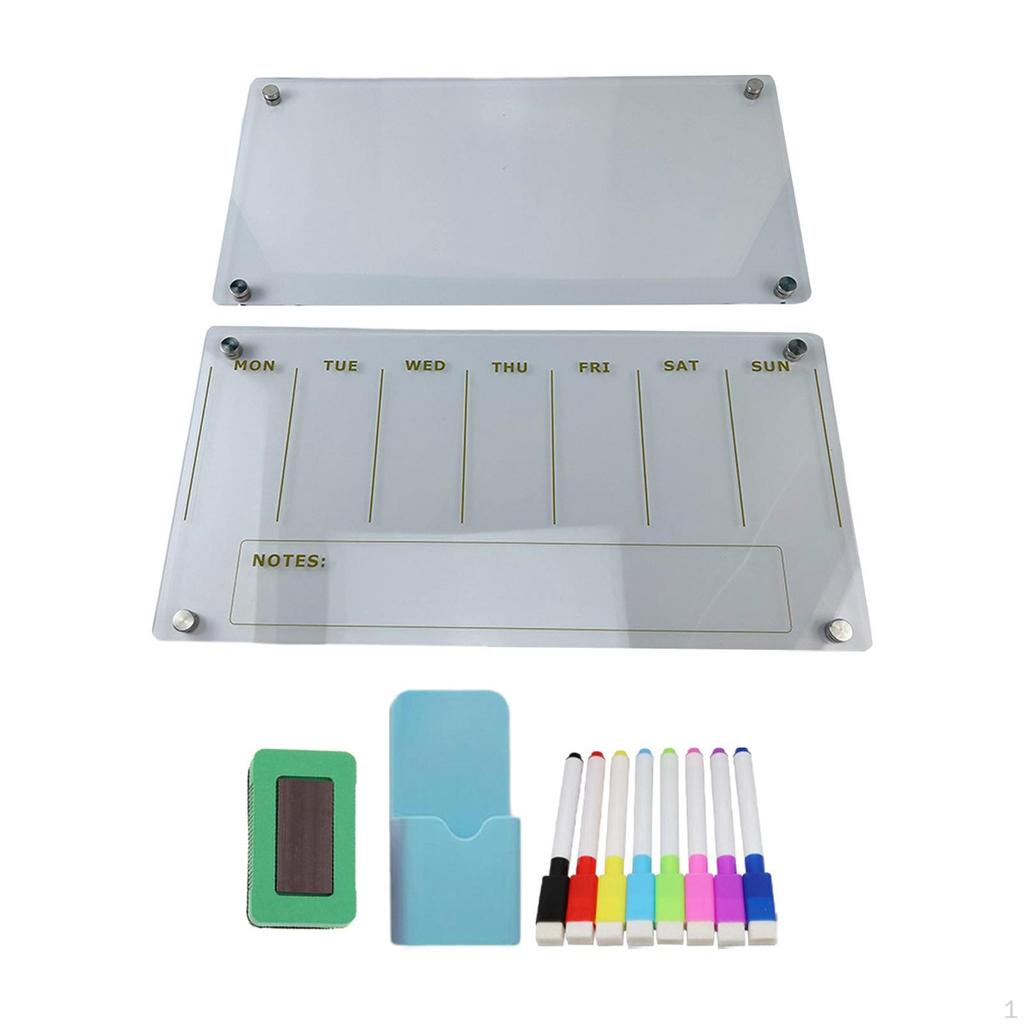 Dry Erase Board Planner for Fridge Planning Activities Conference Room