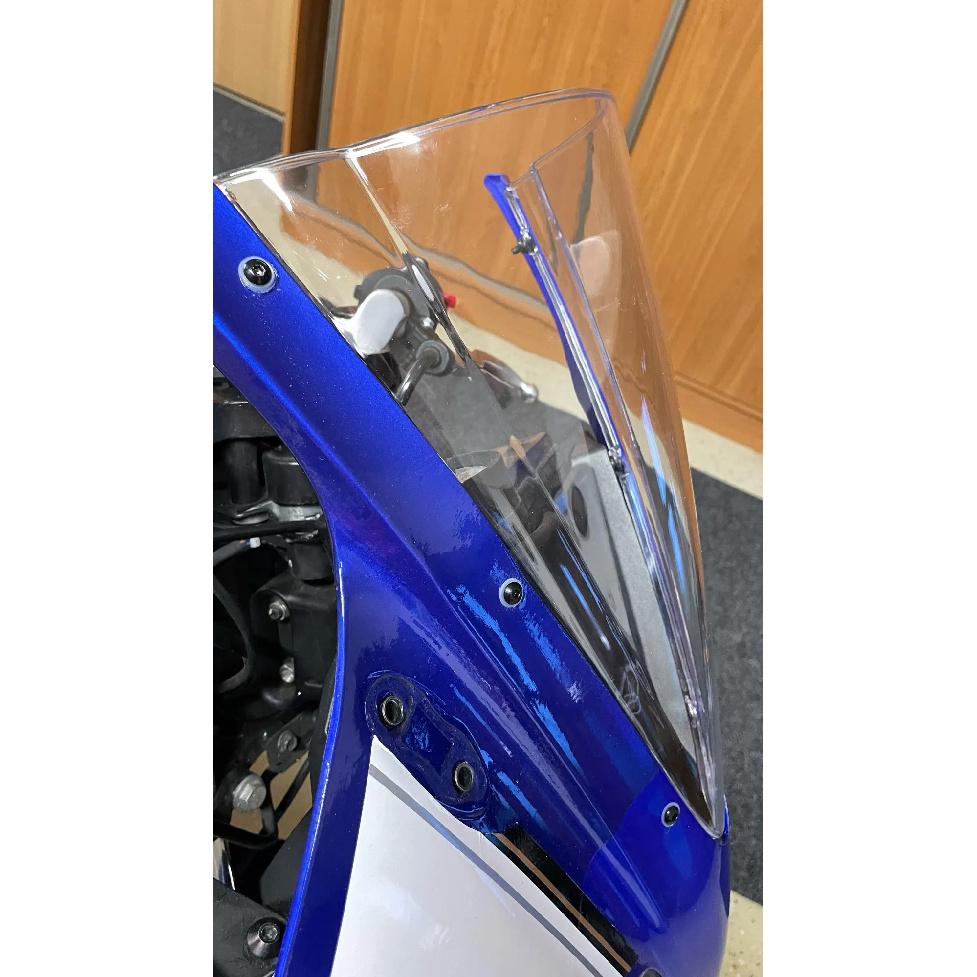 

For Yamaha YZF-R125 2008 - 2010 2011 2012 2012 2014 2013 2015 2016 2017 2018 YZF R125 Double Bubble Windshield Windscreen Screen чистий