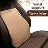 Car Headrest Waist Pillow Car Memory Cotton Neck Pillow Car Seat Car Pillow Back Pad Support Comfortable