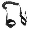 Ankle Surfboard Leash TPU Nylon 9.8FT Coiled Stand Up Paddle Board Leash Leg Rope for Shortboard Longboard