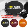 Suede Car Coaster Water Cup Holder Anti-Slip Pad Accessories For Renault Dacia RS Megan Scenic Logan Laguna Clio 3 4 Kadjar NN87