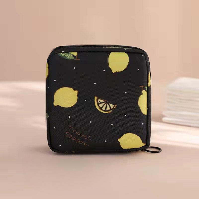 Borsa portaoggetti per pannolini e assorbenti igienici per bambine, in nylon, per confezioni di assorbenti igienici, porta monete, organizer per gioielli, custodia per carte di credito