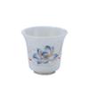 Antique Style Jade White Porcelain Baijiu and Sake Cup - Small Capacity Mini One-Sip Retro Wine Cup