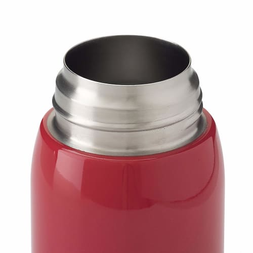 GoodPlus+ Vacuum Insulated Stainless Steel Mug, Air Zero, 350ml, Gradient Red [Keeps Drinks Hot or Cold] [Lightweight & Compact Design] [One-Touch Ope