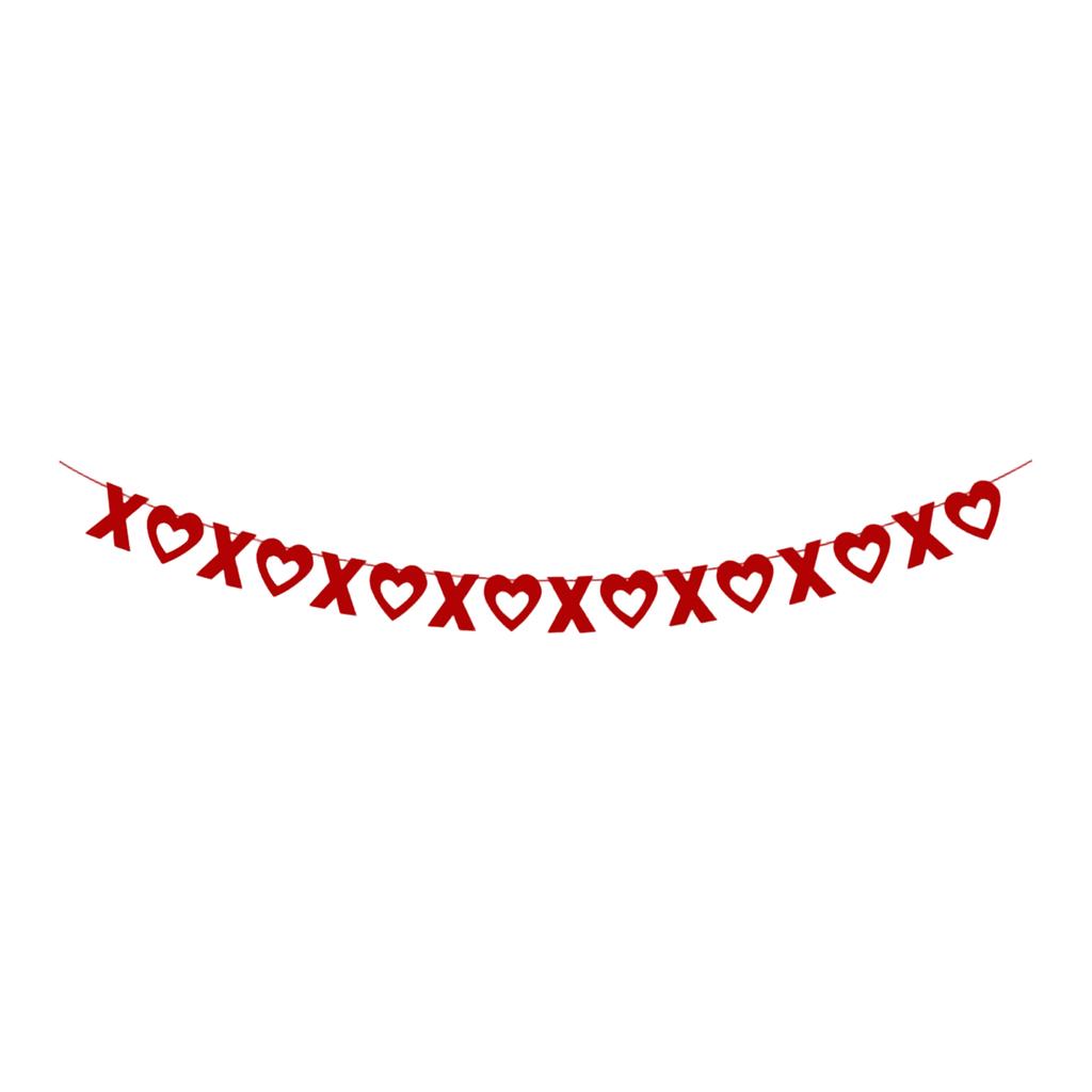 Valentine's Day Party Decorations, BE Heart,Shaped Garland Set