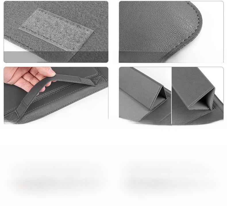 Protective Leather Stand Bag for Apple 13” & Huawei 14”/16” Laptops