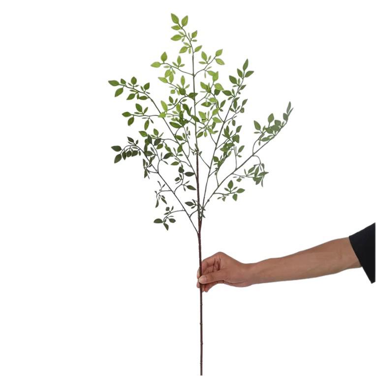 Artificial Nandina Green Plant Decoration for Home, Living Room, Bedroom, and Garden Scenery