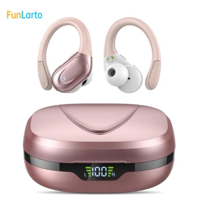 

Спортивные беспроводные наушники TWS Беспроводные наушники Bluetooth 5.3 Вкладыши с микрофоном с шумоподавлением ENC IP7 Водонепроницаемые для бега