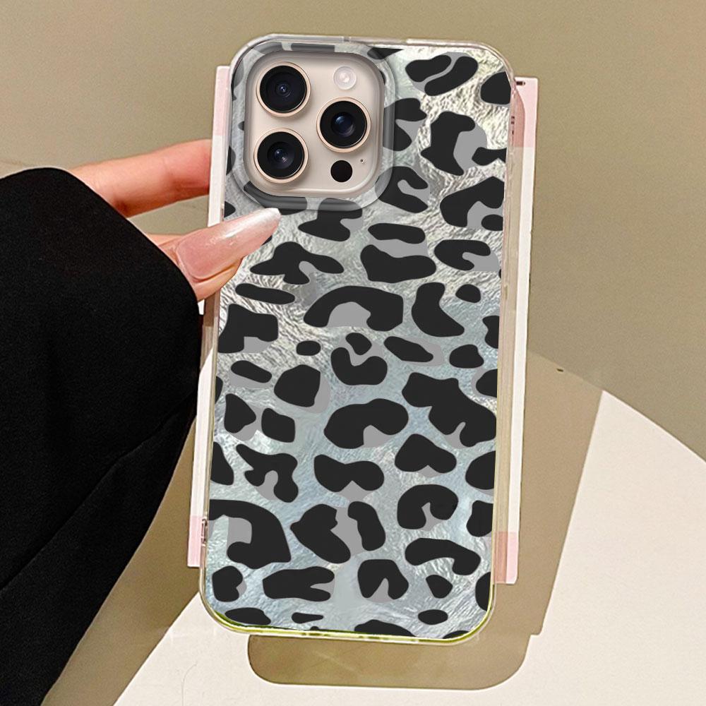 Retro Red Leopard Vortex Texture Women Phone Case for iphone 16 15 14 7 8 Plus 13 11 12 Pro Max X XS XR SE 2022 2020 16e Cover