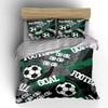 Football-Themed Three-Piece Set For Sports Kid'S And Adults' Bedroom Decor, Exquisite Three-Piece Bedding Set Gift
