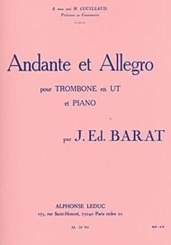 

Виттнер Барра: Анданте и Аллегро (тромбон, фортепиано) Издательство LeDuc