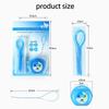 Dental Floss Threader Dental Traction Line Oral Cleaning For Crown Brace Bridge Implant Hoop Threading Braces Steel Traction