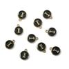 10Pcs 12x2.5mm Alphabet Double Face Charms Pendant Beads for Jewelry DIY Findings