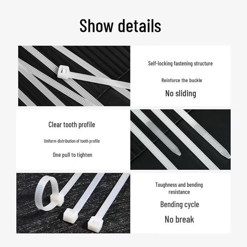 Deli Self-locking Nylon Cable Ties