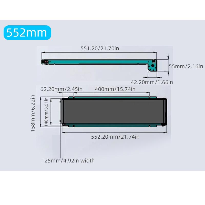 600mm Mini Conveyor Belt Automatic Vending Machine Stainless Steel Bottle Conveyor Belt Track Cargo Lane Belt Conveyor Machine