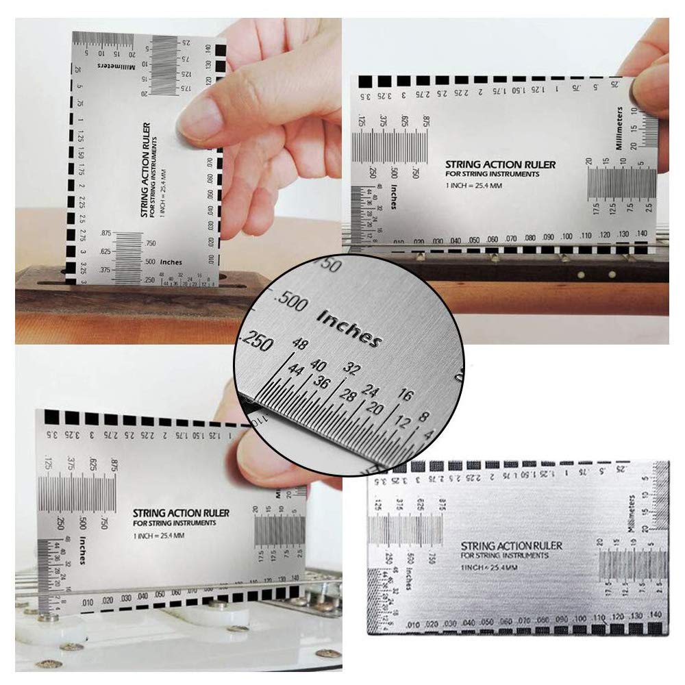 Flushbay Guitar Maintenance Repair Guitar Cleaning Set for and Includes Hex Nut Guitar String Height and Storage Bag Kit, Tools, Ukulele, Bass, Banjo,