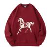 Men's 2026 Winter Chinese Style Plush Heavyweight Hoodie & Long Sleeve T-shirt