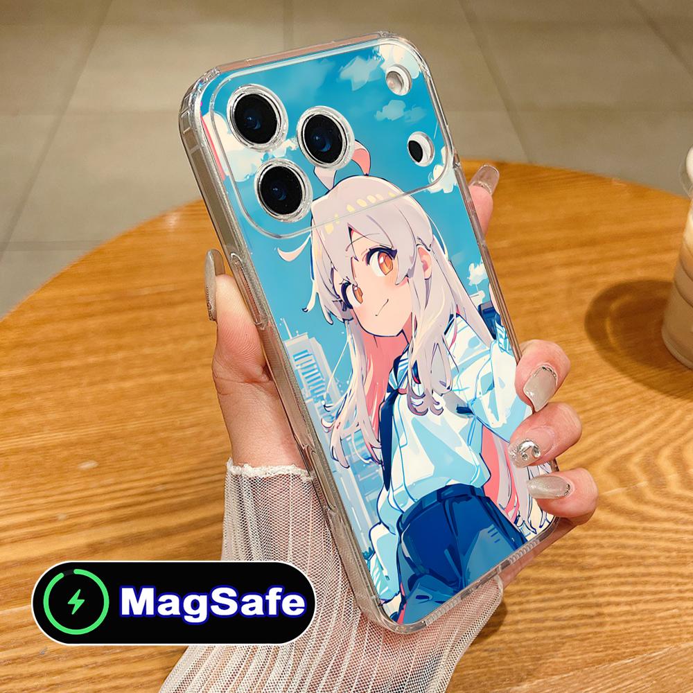 Anime Mahiro Oyama Onimai Phone Case for iPhone 17 16 15 14 13 12 11 Air Pro Max Plus Mini Magsafe Clear Colorful Cover Pretty