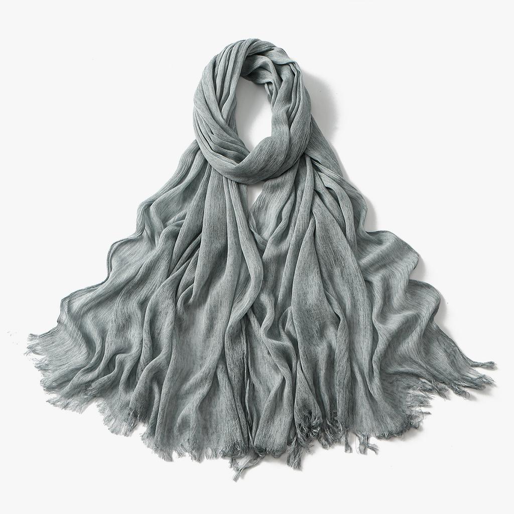 Modische Muslimische Frau Baumwolle Viskose Hijab Schal Ramadan Knitter Stirnband Schals Dame Langer Wickel Islam Turban Kopftuch 190*80cm