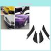 Premium Quality Universal 4pcs Car Front Bumper Lip Splitter Fins Body Spoiler Kit