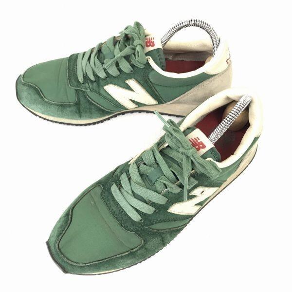 

new balance 420 Sneakers Running Shoes [Women’s 24.0/Green×White]
