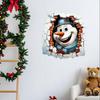 Creative Christmas Wall Breaking For Bedroom, Living Room, And Entryway Home Decoration Wall Stickers