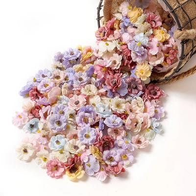 30/50 Stück 3cm Mehrfarbige Mini-Gänseblümchen Seiden-Kunstblumen DIY Valentinstagsparty Weihnachtsfeier Hochzeitsdekoration Heimdekoration