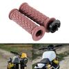 2 Stück 78 Zoll Motorrad Lenkergriff Retro Stil Rutschfester Lenker Modifizierte Fahrteile(Kaffee )