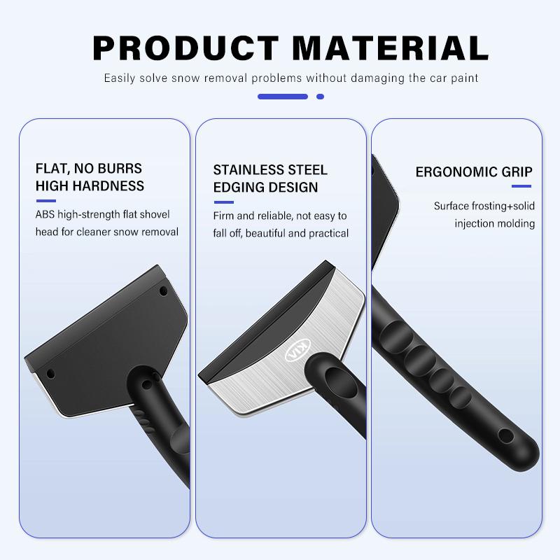 CASSX1 Car Snow Removal Scraper Snow Shovel Ice Shovel Window Cleaning Tool Microfiber Cleaning Rag Cloth For KIA K5 K2 Rio GTLIN Ceed