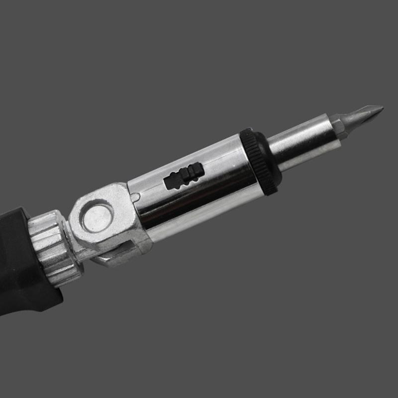 Multifunctional Ratchet Screwdriver Angles 1/4 Inch Inside Hexagon Interface Adjustable Angles Wrench Easy To Handle