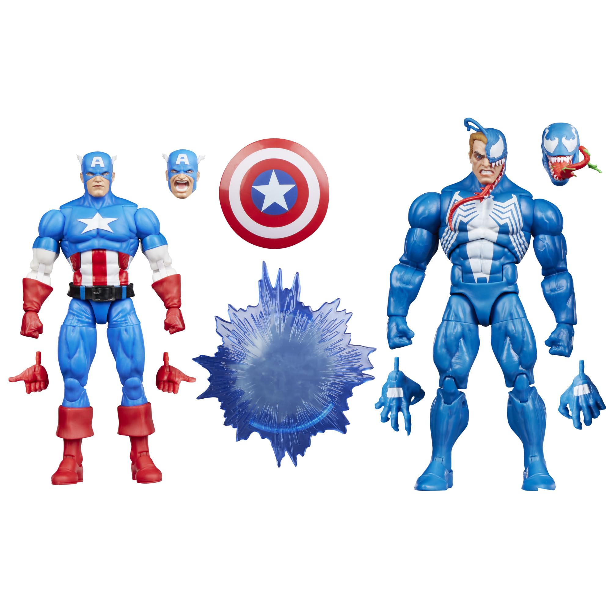 

Hasbro Marvel Legends Series Gamerverse Captain America Retro Collectible 15cm Action Figure Authentic vs. Venom, Game-Inspired G0622,