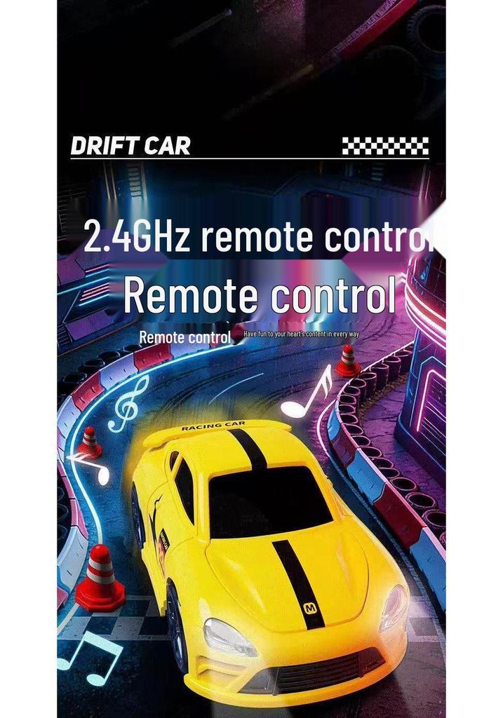 Mini Dual-Mode Remote Control Drift Car with Smart Induction