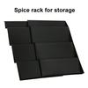 2PCS Kitchen Shelf Organizer with Stepped Layered Design PP Spice Organization Rack for Cabinet Storage And Pantry
