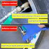 Chuck Quick Inflation Hose Nozzle Car Tire Inflator Nozzle Lock On Tire Inflator With Valve Air Compressor Adapter For Car Suv