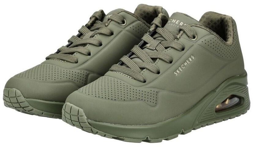 Кроссовки Skechers Uno - Stand On Air Women оливковые