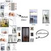 Magnetic Mesh Door Curtain For Summer Mosquito Protection, Ideal For Kitchen, Living Room, Bedroom
