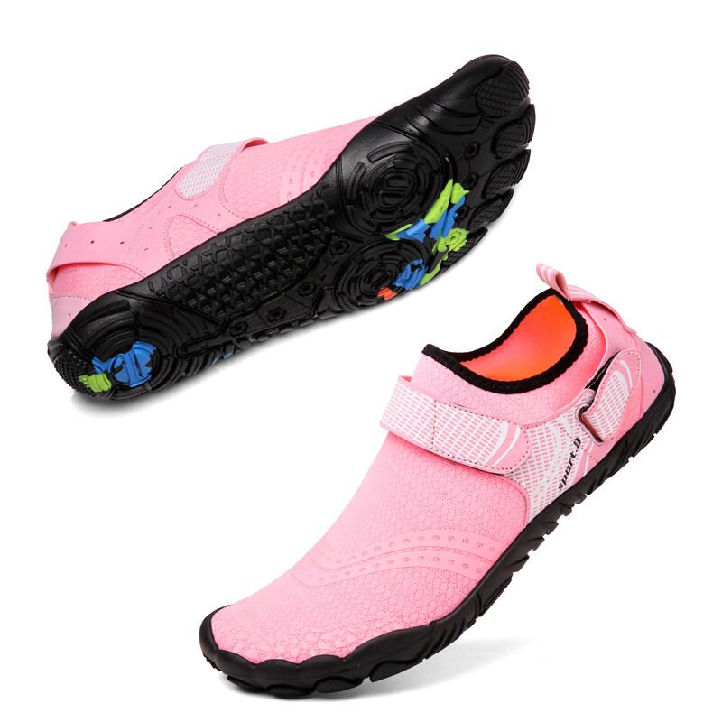 Breathable Light Men Aqua Shoes Women Quick Dry Beach Wading Sneakers Couples Elastic Water Shoes Non Slip Hiking Surfing Shoes