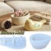 Soft Jewelry Box Mold Non-stick 3D Resin Mold Handmade Bird Storage Box Mold Gift Making