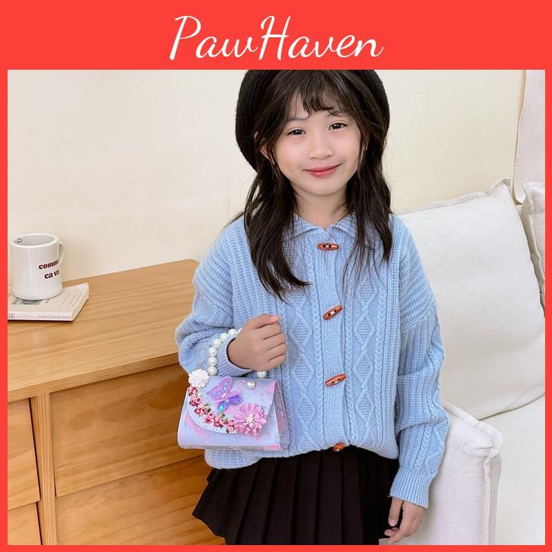 Kids Genderneutral Stylish Shoulder Bag With Cute Panda And Beautiful Details Chain