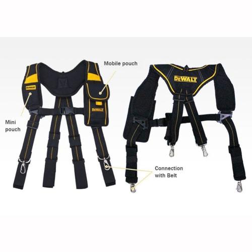 DEWALT DWST80915-8 Pro Work Tool Belt Suspender Mobile Pouch Adjustable DEWALT DWST80915-8 Pro Work Tool Belt Suspender Mobile Pouch Adjustable