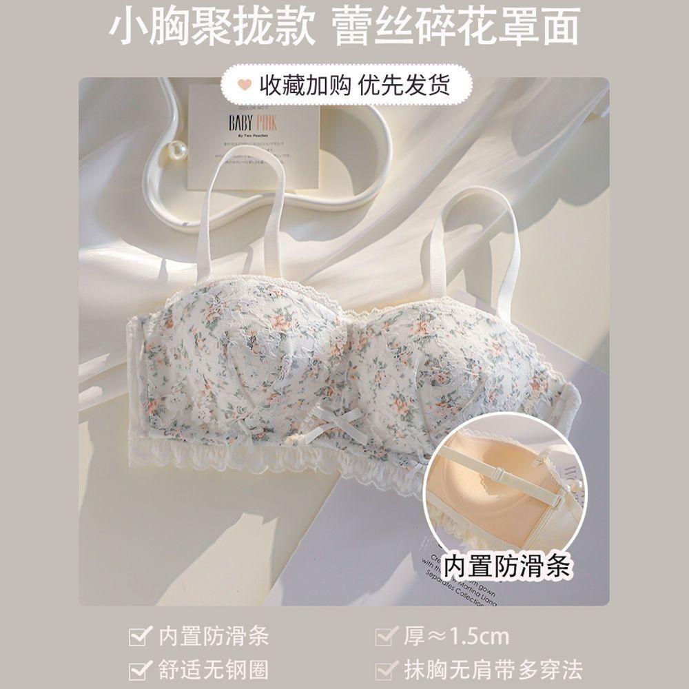 Reggiseni Push Up in Pizzo Floreale da Donna Intimo Sexy Femminile Reggiseni alla Moda da Donna