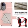 For vivo V50e 5G/vivo V50 5G Case RFID Blocking Card Holder Kickstand TPU+PU Leather Phone Back Cover