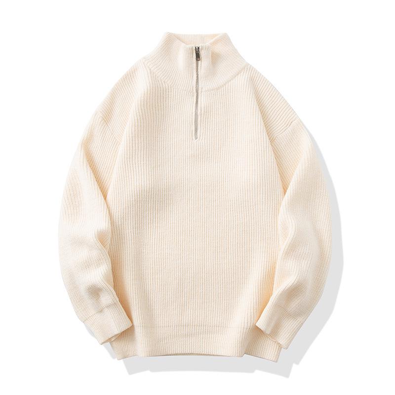 Men s Winter Hong Kong Style Cable Knit Sweater - Casual, Versatile, High Street Lazy Style, Unisex Knitwear 3XL