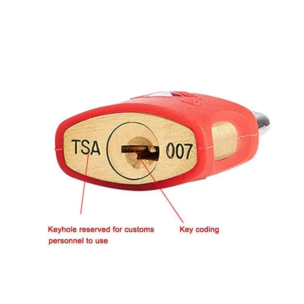 Portable TSA Customs Lock Brass Anti-Theft Cabinet Lock with 2 Keys Padlock Luggage Lock Travel