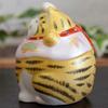 Cute lucky beckoning cat figurine from Waza no Kutani plump beckoning cat with gold Feng good interior Perfect as a birthday store opening
