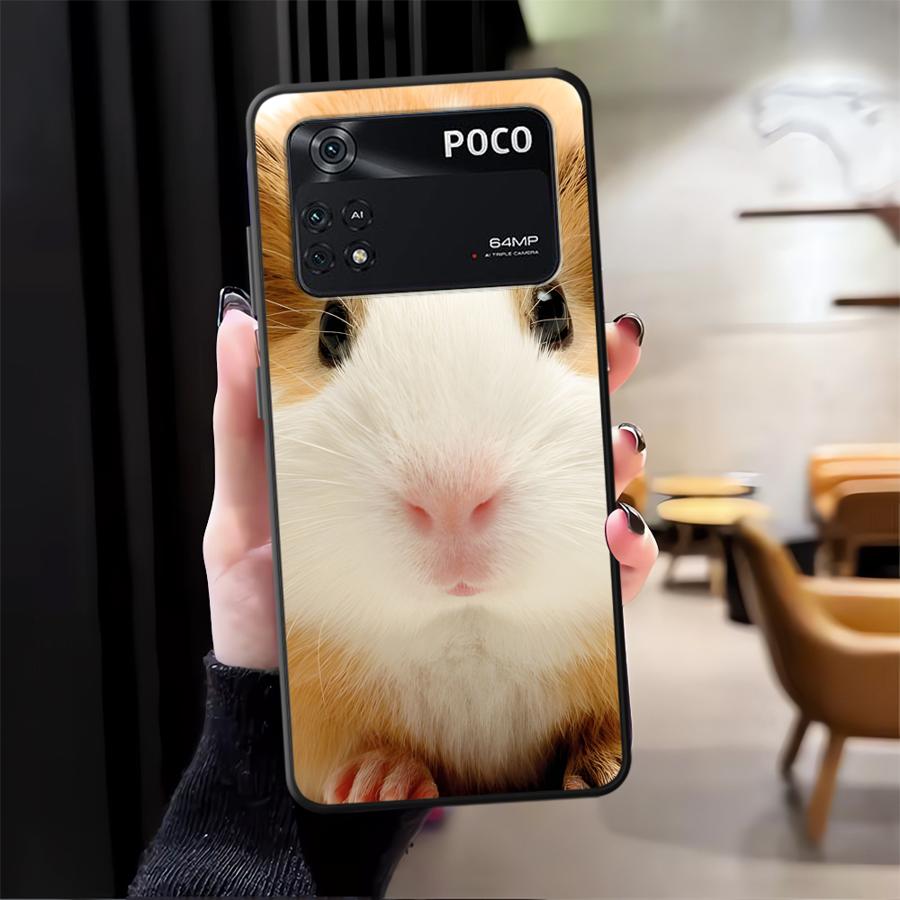 

Funda Phone Cover Case for Xiaomi Poco F8 F1 M3 M4 M7 C75 C71 X3 X4 X5 X7 Pro F3 C50 C61 M5 Cute Hamster Poco F3