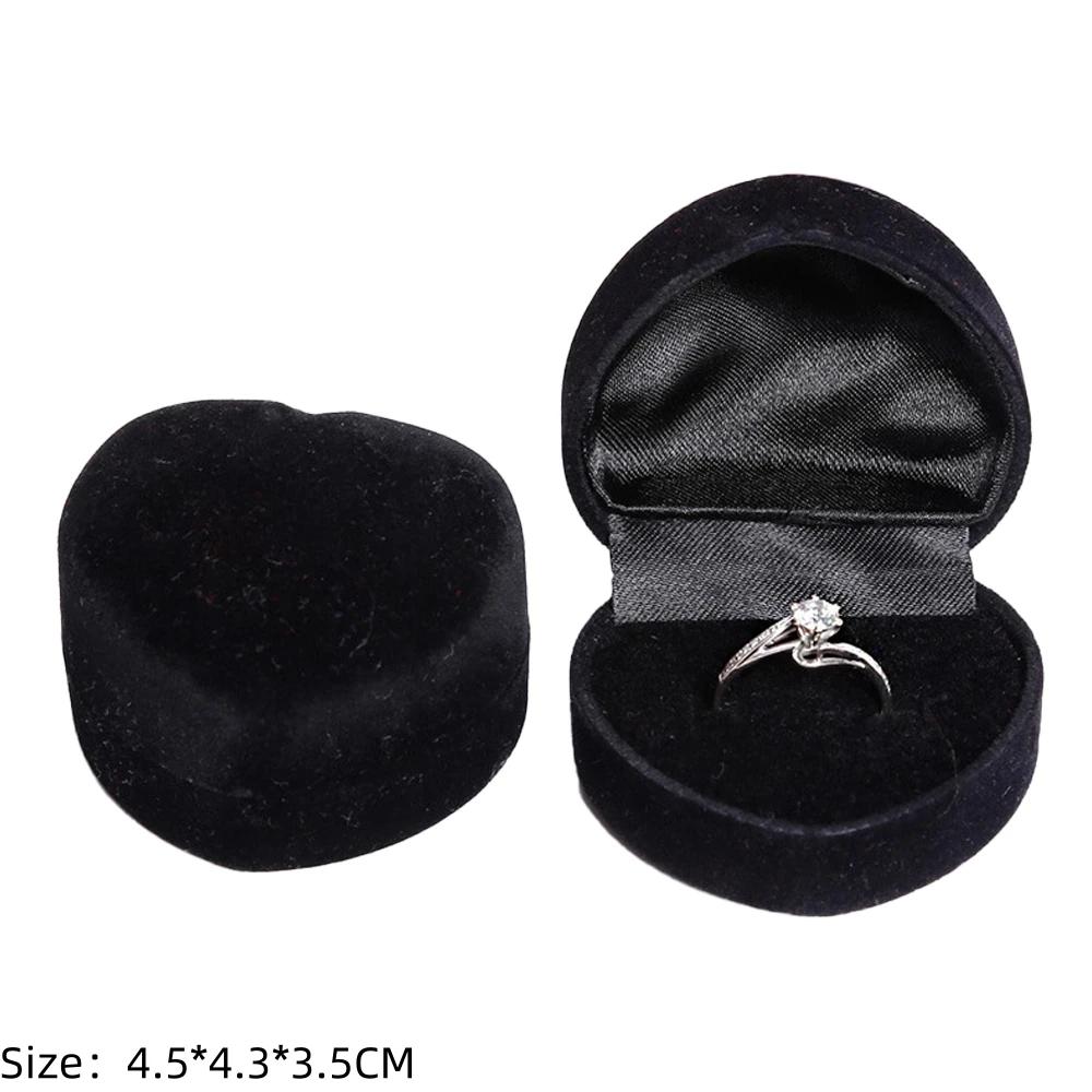 Square Engagement Velvet Earring Ring Packaging Box Jewelry Organizer Valentine Day Gift Case Ring Display Storage Wholesale